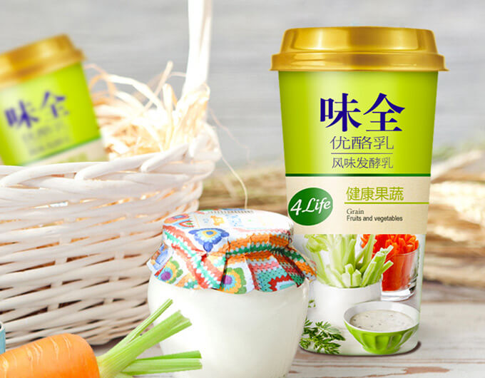 味全包裝設計,酸奶包裝設計,發酵乳包裝設計