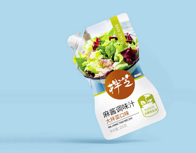 芝麻醬包裝設計,麻醬包裝設計,調味汁包裝設計