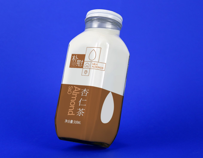 杏仁露包裝設計,核桃乳包裝設計,水果飲料包裝設計